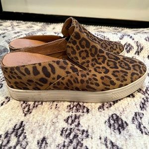 Caslon slip on wedge sneakers, leopard